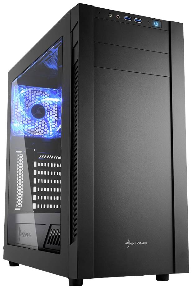 Sharkoon Gehäuse S25-W ATX 1xAcryl schwarz Sharkoon Gehäuse S25-W ATX 1xAcryl schwarz