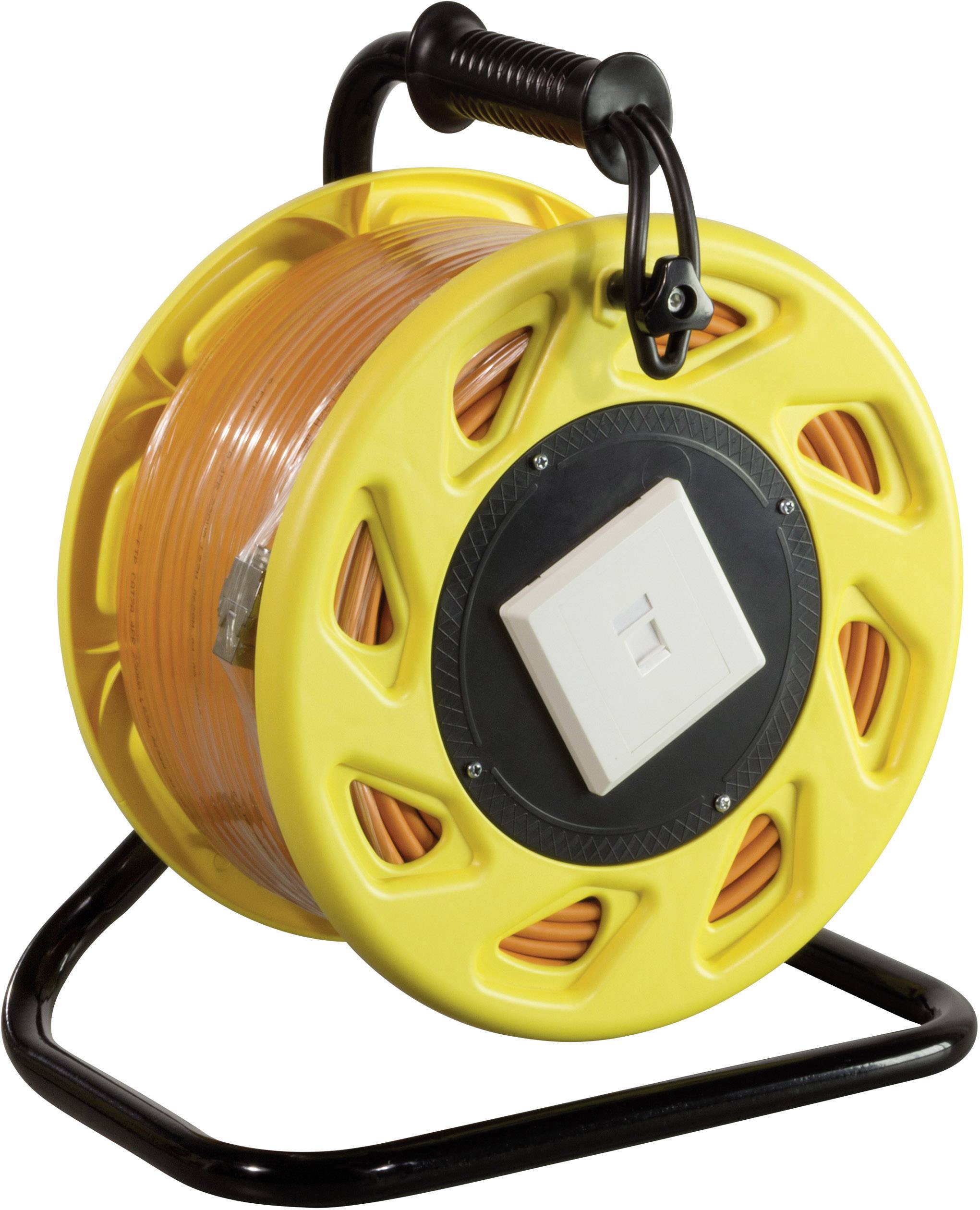Logilink Netzwerkkabel auf Trommel Cat7A Rohkabel 90M,orange - CQ5090S