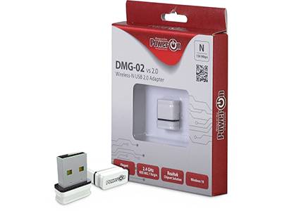 Inter-Tech Wi-Fi 4 USB Nano Adapter DMG-02 Stick 150Mbps Inter-Tech Wi-Fi 4 USB Nano Adapter DMG-02 Stick 150Mbps