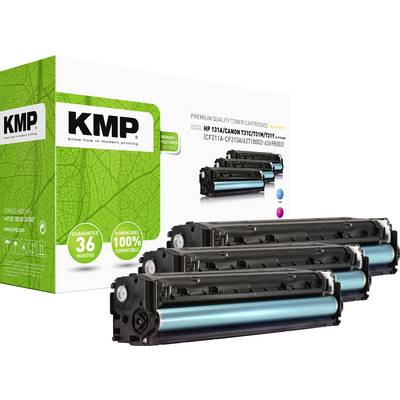 KMP Toner HP CF211A-213A Multip. 1800 S. H-T171CMY remanufactured