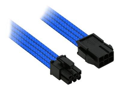 Nanoxia Kabel 6pin PCI-E Verlängerung, 30 cm, blau Kabel