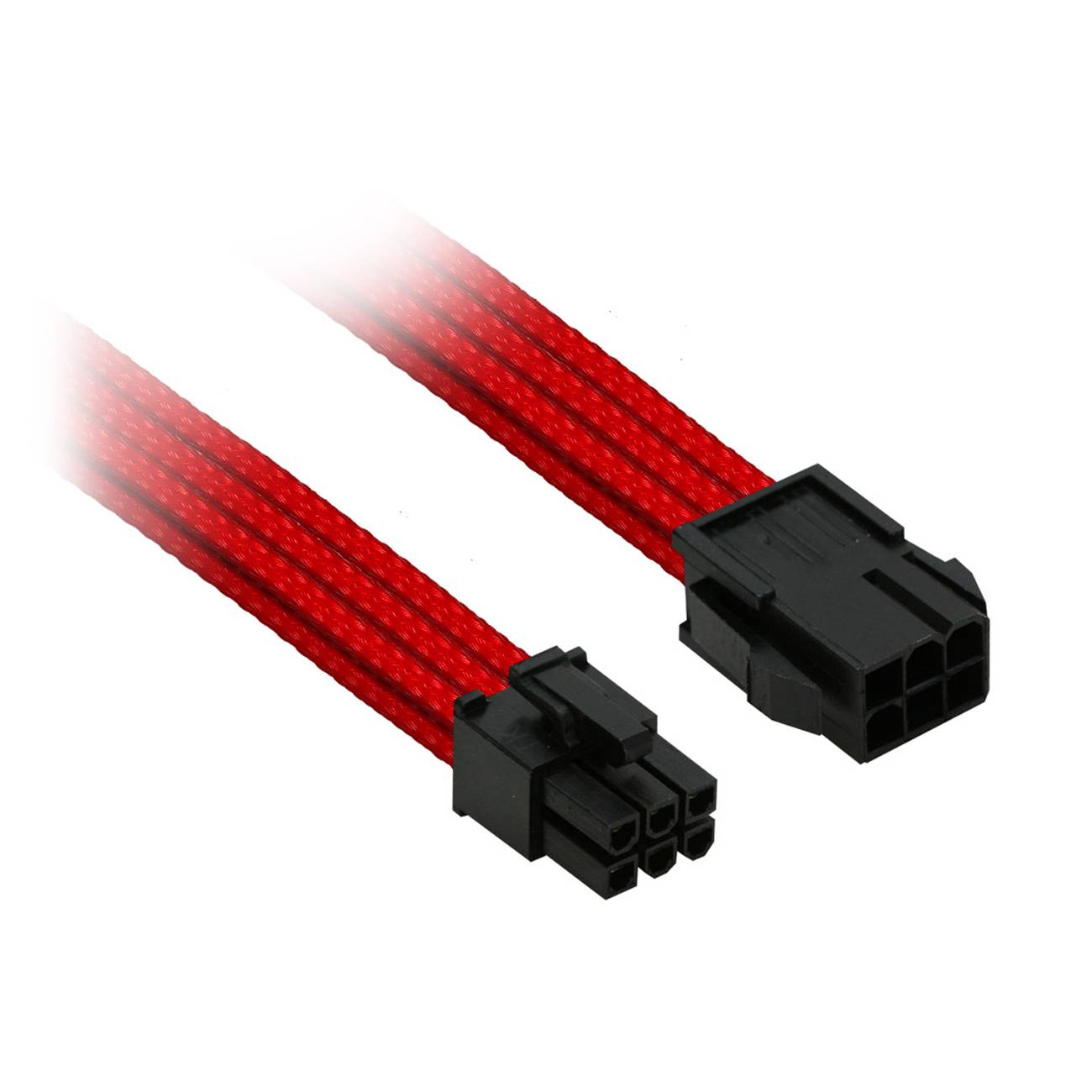 Nanoxia Kabel 6pin PCI-E Verlängerung, 30 cm, rot Kabel