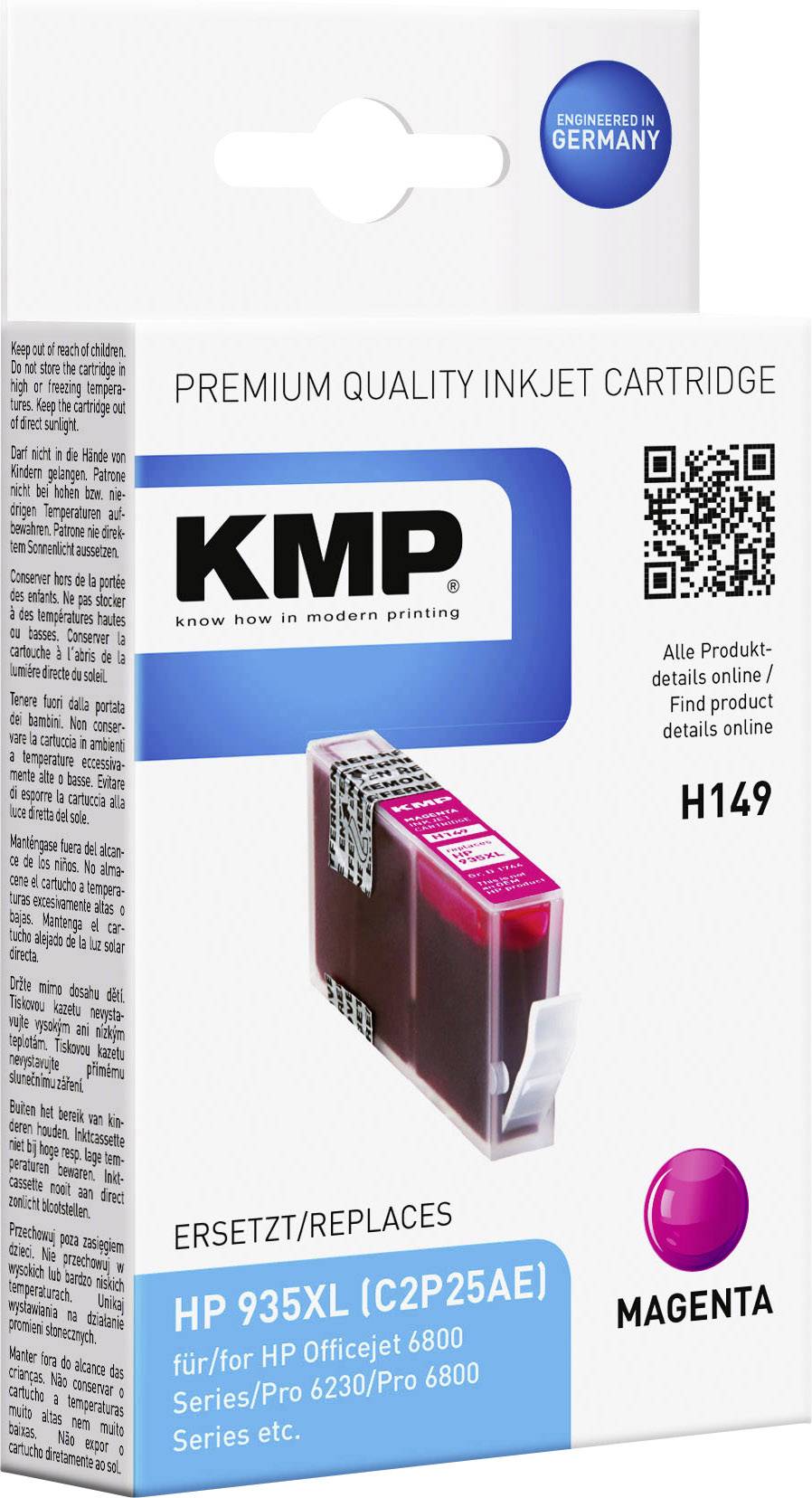 4011324743067 - Tinte ersetzt HP 935 935XL Kompatibel Magenta H149 17440006 4011324743067 - Tinte ersetzt HP 935 935XL Kompatibel Magenta H149 17440006