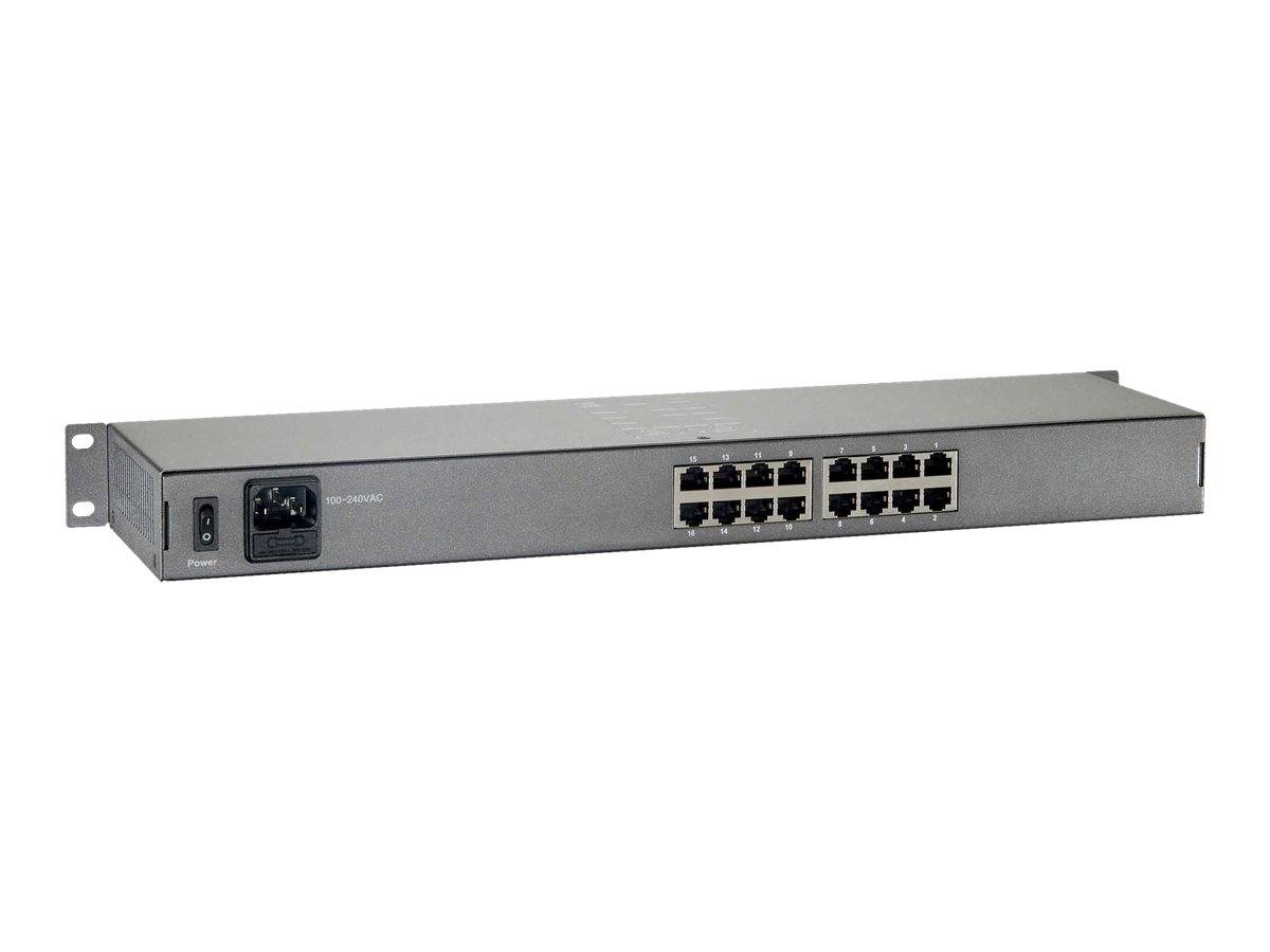 LevelOne Switch 16x FE FEP-1601W150 19 150W 16xPoE - FEP-1601W150