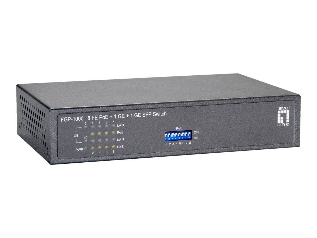 4015867199985 - LevelOne FGP-1000W90 Netzwerk-Switch Fast Ethernet (10 100) Power over Ethernet (PoE) Grau 4015867199985 - LevelOne FGP-1000W90 Netzwerk-Switch Fast Ethernet (10 100) Power over Ethernet (PoE) Grau