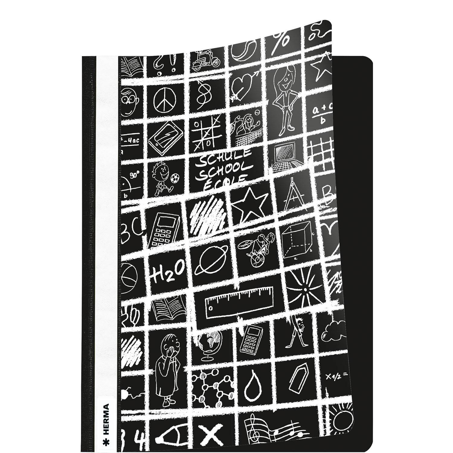 4008705912594 - HERMA Schnellhefter A4 SCHOOLYDOO schwarz 10St 4008705912594 - HERMA Schnellhefter A4 SCHOOLYDOO schwarz 10St