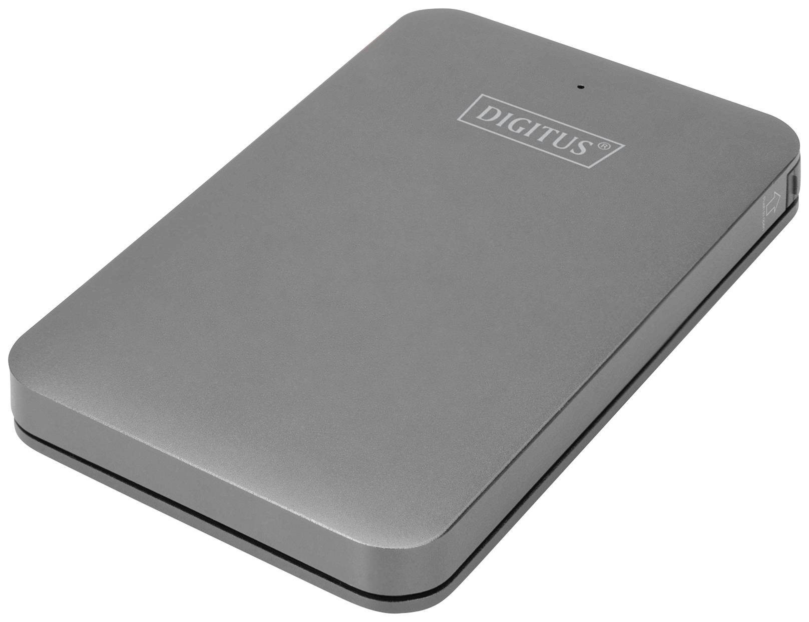 DIGITUS Externes Gehäuse 2,5 SATAIII USB3.0 SSD/HDD Alu sw