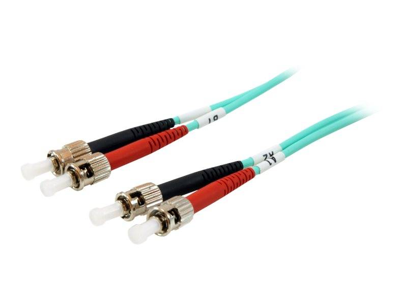 Equip LWL Patchkabel ST->ST 10.00m Multimode Duplex OM3 turq - 25224607