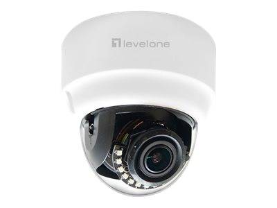 LevelOne IPCam FCS-3303 Z 4x Dome In 3MP H.265 IR 13W PoE - FCS-3303