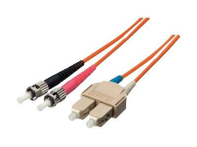 Equip LWL Patchkabel ST->SC 3.00m Singlemode Duplex OS2 ge Polybeutel - 252333