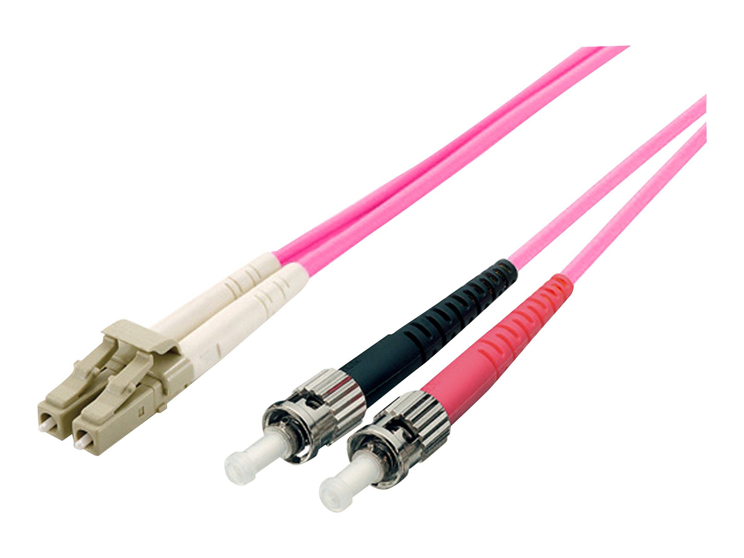Equip LWL Patchkabel LC->ST 0.50m Multimode Duplex OM4 vi Polybeutel - 255549