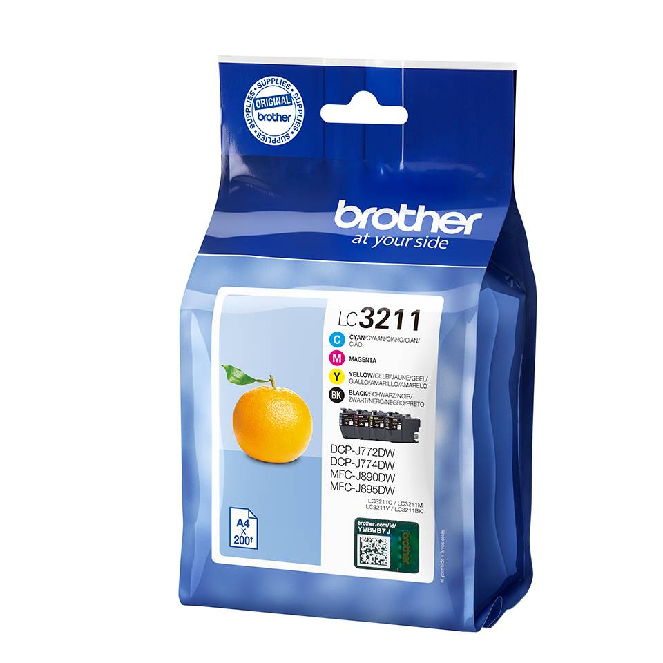 Patrone Brother LC-3211VALDR DCP-J772/4DW, MFC-J890DW - LC3211VALDR