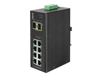 PLANET Industrial 8-Port 10/100/1000T + 2 100/1000X SFP - IGS-10020MT