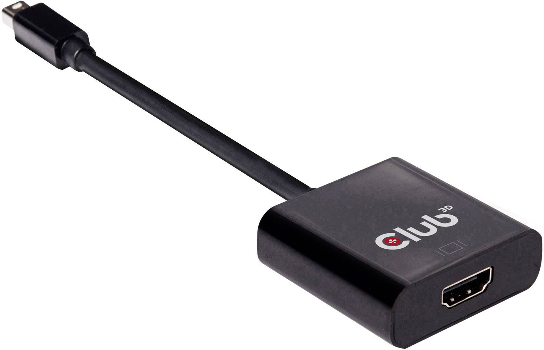 Club3D Adapter MiniDisplayPort > HDMI 2.0 3D 4K60Hz aktiv Polybeutel - CAC-2170