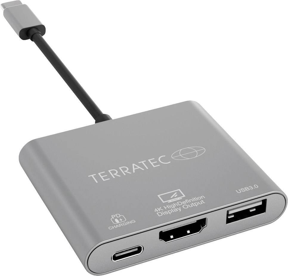 TERRATEC Adapter Connect C3 USB-C -> USB-C PD/HDMI/USB3.0 Adapter