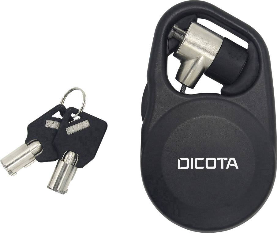 Dicota Security Cable T-Lock Retractable, keyed, 3x7mm slot