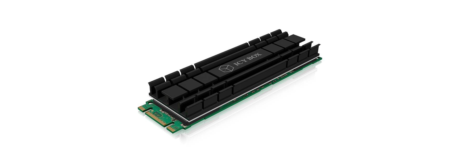 Kühlkörper IcyBox SSD M.2 2280 IB-M2HS-701 black