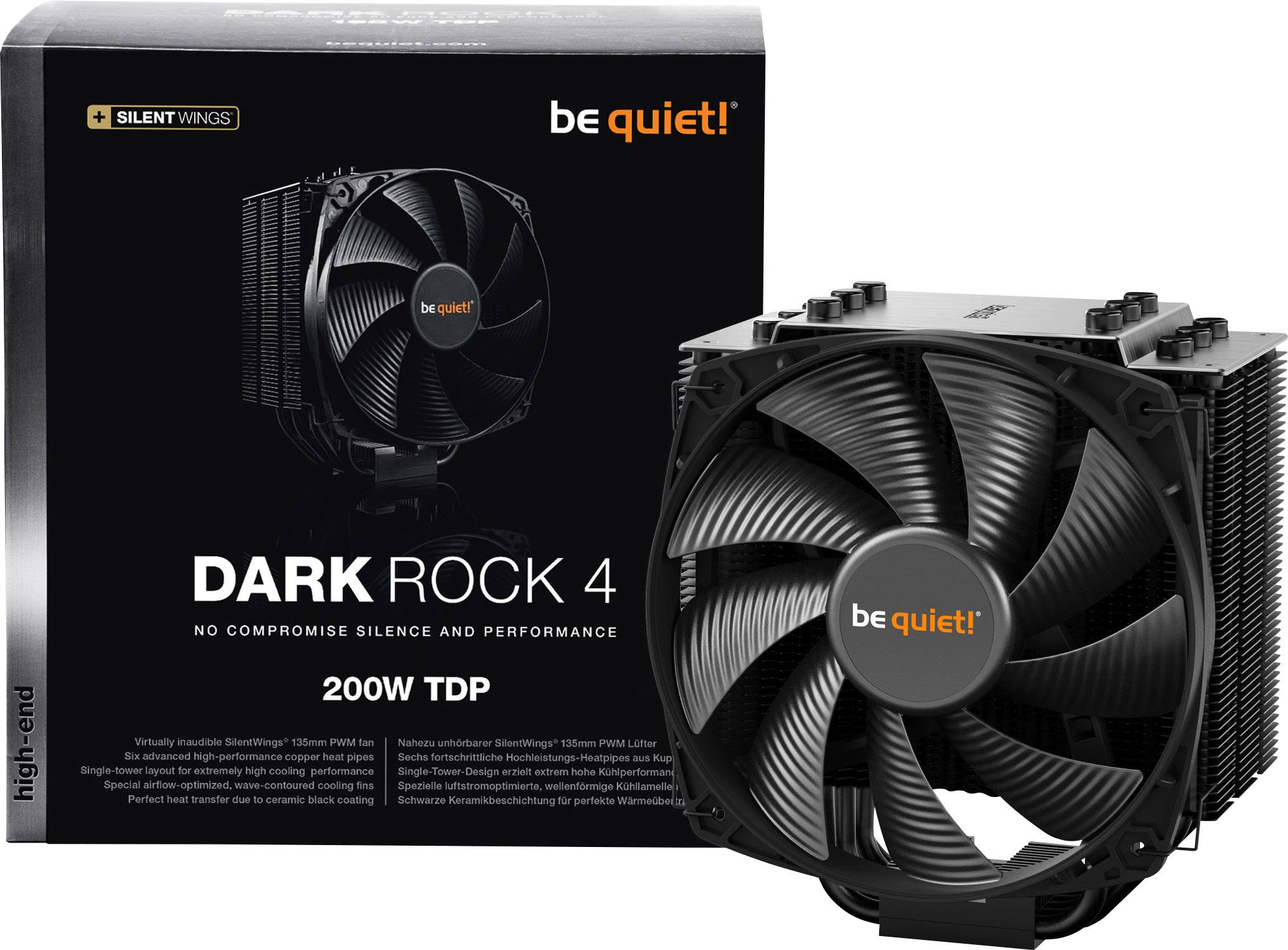 4260052186251 - Dark Rock 4 CPU Kühler für Intel und AMD Prozessoren