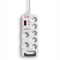 8436035921904 - SALICRU SPS SAFE 7 - Ãberspannungsschutz - Wechselstrom 250 V - Ausgangsanschlüsse 7 - 18 m Schnur 8436035921904 - SALICRU SPS SAFE 7 - Ãberspannungsschutz - Wechselstrom 250 V - Ausgangsanschlüsse 7 - 18 m Schnur