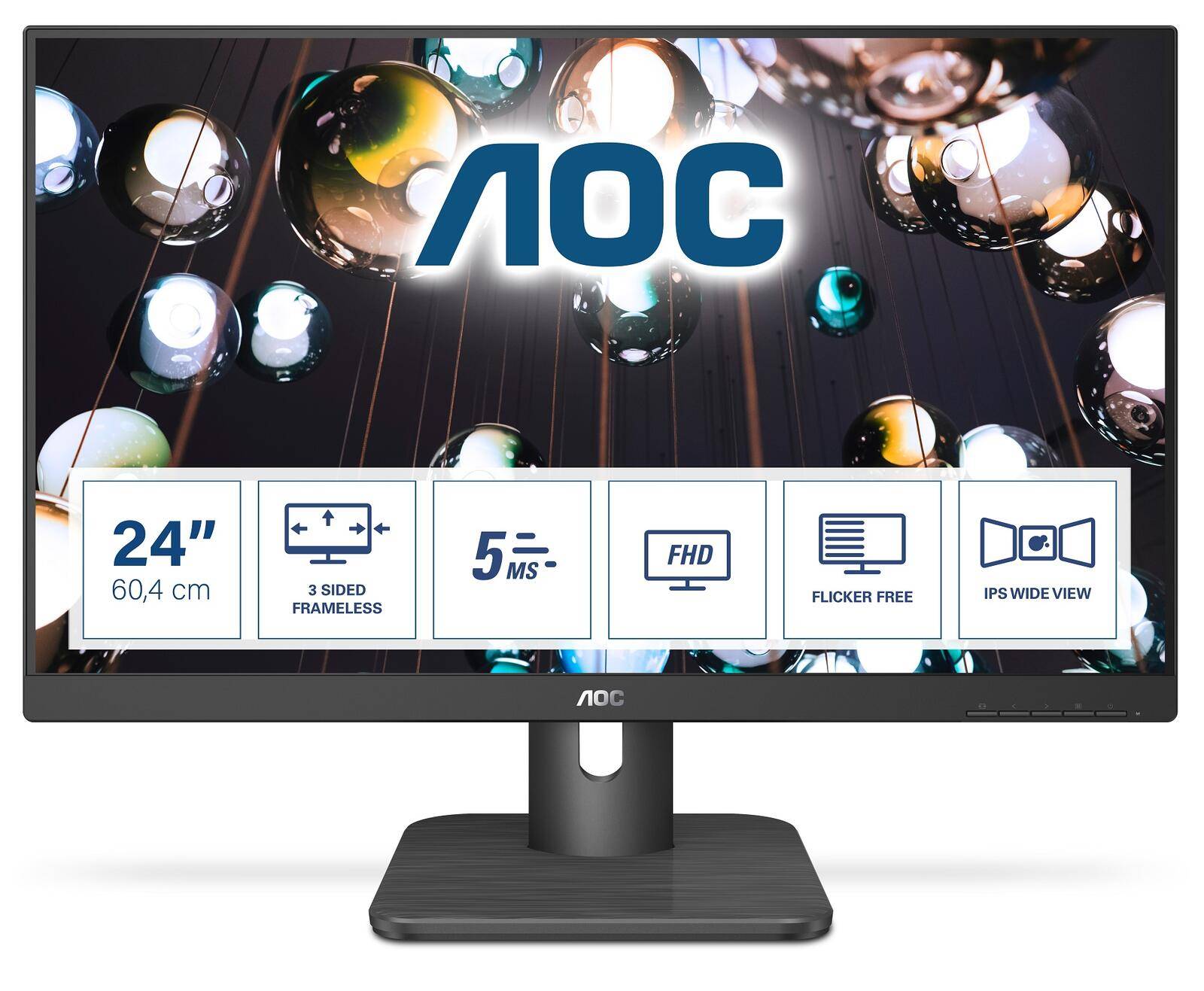 AOC 60,5cm (23,8) 24E1Q 16:09 HDMI+DP IPS 5ms - 24E1Q
