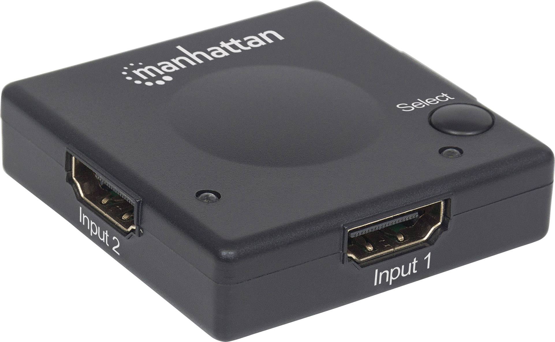0766623207911 - HDMI Switch 2-Port 1080p Connects x2 HDMI sources to x1 display Automatic and Manual Switching (via button) No external power required Black Three Year Warranty Blister - Video Audio-Schalter - 2 Anschlüsse
