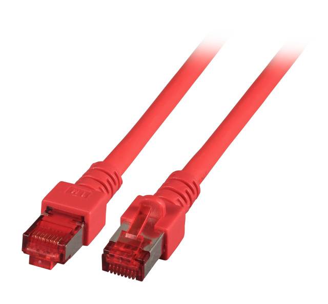 EFB RJ45 Patchkabel S/FTP, Cat.6, LSZH, 1m, rot