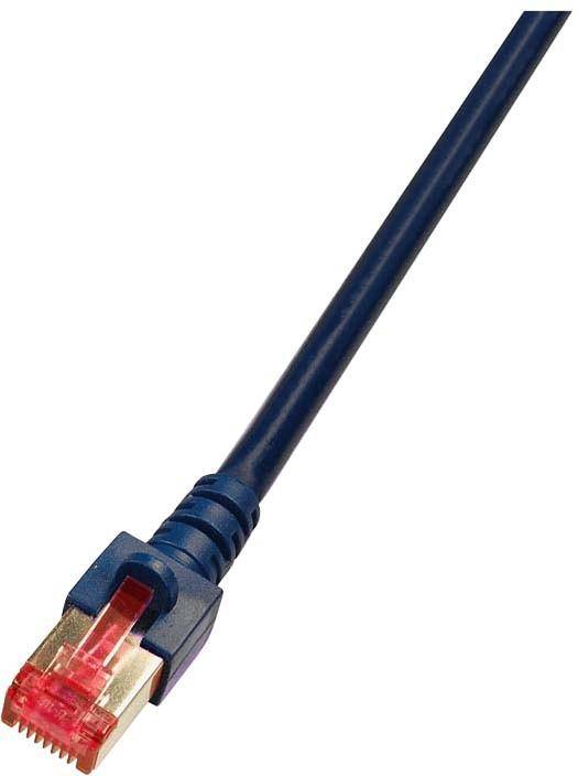 EFB RJ45 Patchkabel S/FTP, Cat.6, LSZH, 1m, schwarz