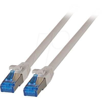 EFB RJ45 Patchkabel S/FTP,Cat.6A,Cat7 TPE superflex,0.5m,gra