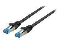 EFB RJ45 Patchkabel S/FTP,Cat.6A,Cat7 TPE superflex,0.15m,sw