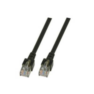 EFB RJ45 Patchkabel SF/UTP Cat.5e PVC CCA  2.00m schwarz