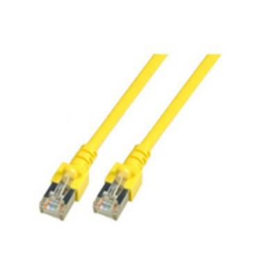 EFB RJ45 Patchkabel SF/UTP Cat.5e PVC CCA  0.50m gelb