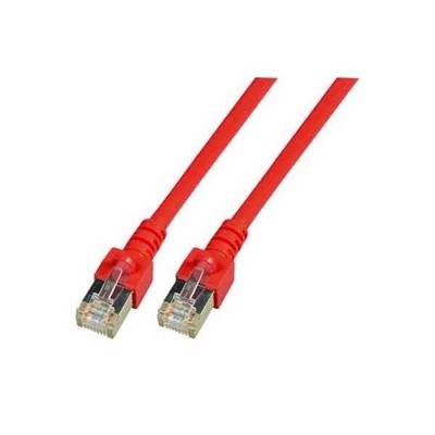 EFB RJ45 Patchkabel SF/UTP Cat.5e PVC CCA 15.00m rot