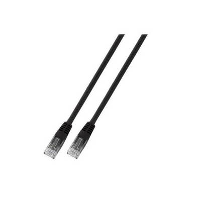 EFB RJ45 Patchkabel U/UTP, Cat.6, PVC, CCA, 5m, schwarz