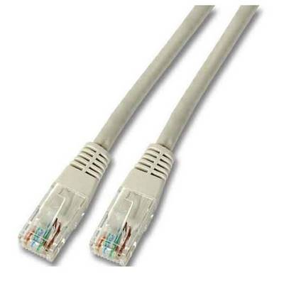 EFB RJ45 Patchkabel U/UTP, Cat.5e, PVC, CCA, 10m, grau