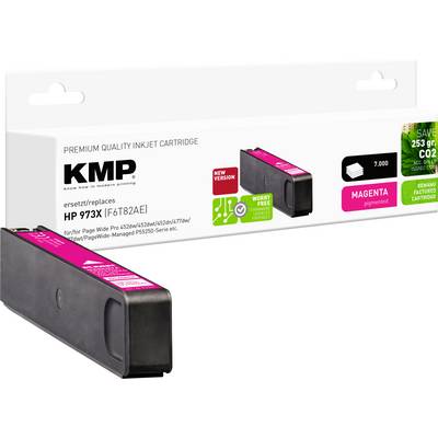 KMP Patrone HP 973X  (F6T82AE) magenta 7000 S. Hybrid-Chip refilled