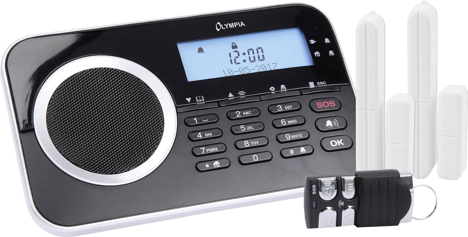 Olympia Protect 9730 GSM Alarmsystem, Schwarz