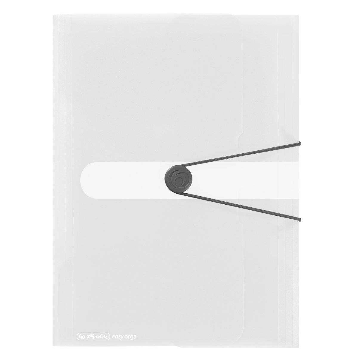 Herlitz Gummizugmappe A4 PP transparent farblos - 11206448
