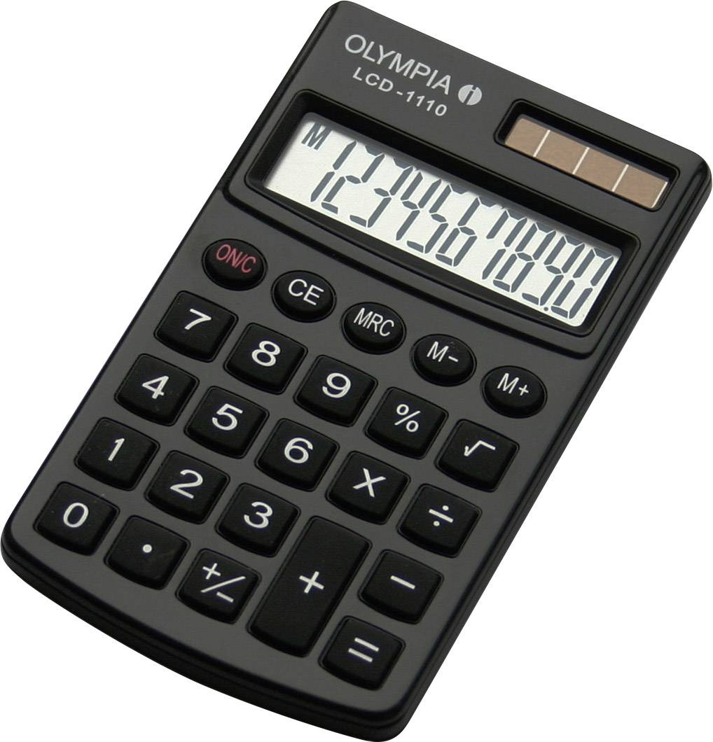Olympia Taschenrechner LCD-1110 schwarz - 941901001