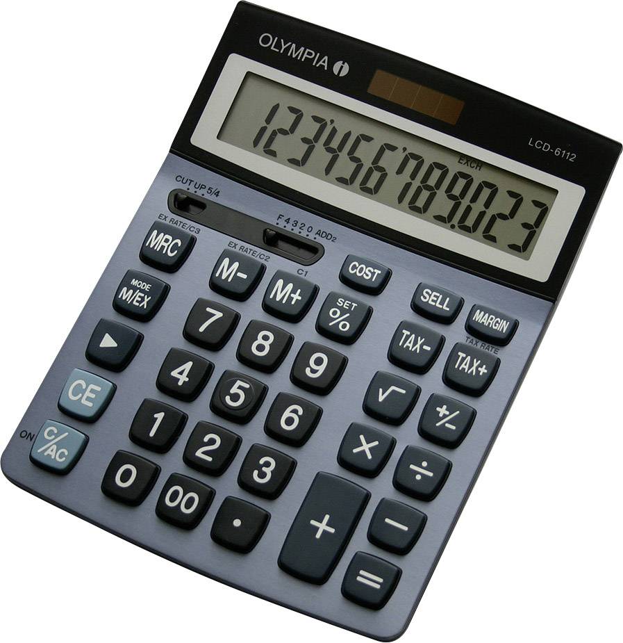 Olympia Taschenrechner LCD-6112 - 941911003