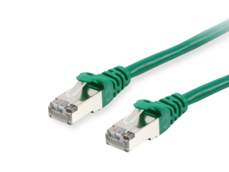 4015867204566 - Equip Patchkabel Cat6A  S FTP 2xRJ45  025m grün        LSZH Polybeutel