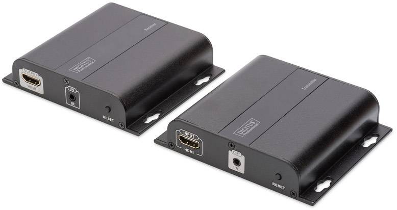 DIGITUS Extender Set HDMI IP Cat5/5e/6/7 schwarz Netzwerkzubehör
