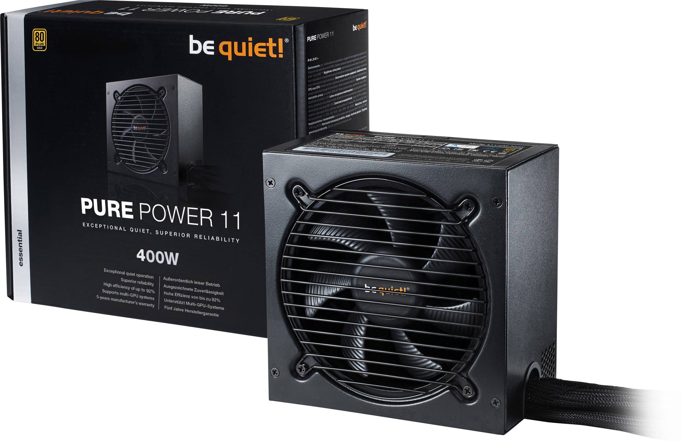 be quiet! Netzteil PURE POWER 11 400W 80+ Gold - BN292