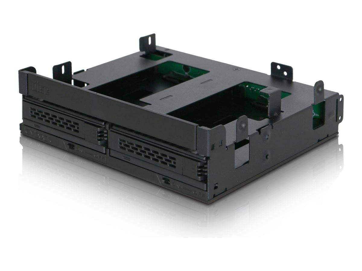 4713227445108 - ICY Dock ExpressCage MB732SPO-B - Gehäuse für Speicherlaufwerke - 25 (64 cm) - 525 auf 2 x 25 und 525 Slim Line 525 Ultra Slim (133 cm auf 2 x 64 cm und 133 cm Slim Line 133 cm Ultra Slim) - Schwarz 4713227445108 - ICY Dock ExpressCage MB732SPO-B - Gehäuse für Speicherlaufwerke - 25 (64 cm) - 525 auf 2 x 25 und 525 Slim Line 525 Ultra Slim (133 cm auf 2 x 64 cm und 133 cm Slim Line 133 cm Ultra Slim) - Schwarz