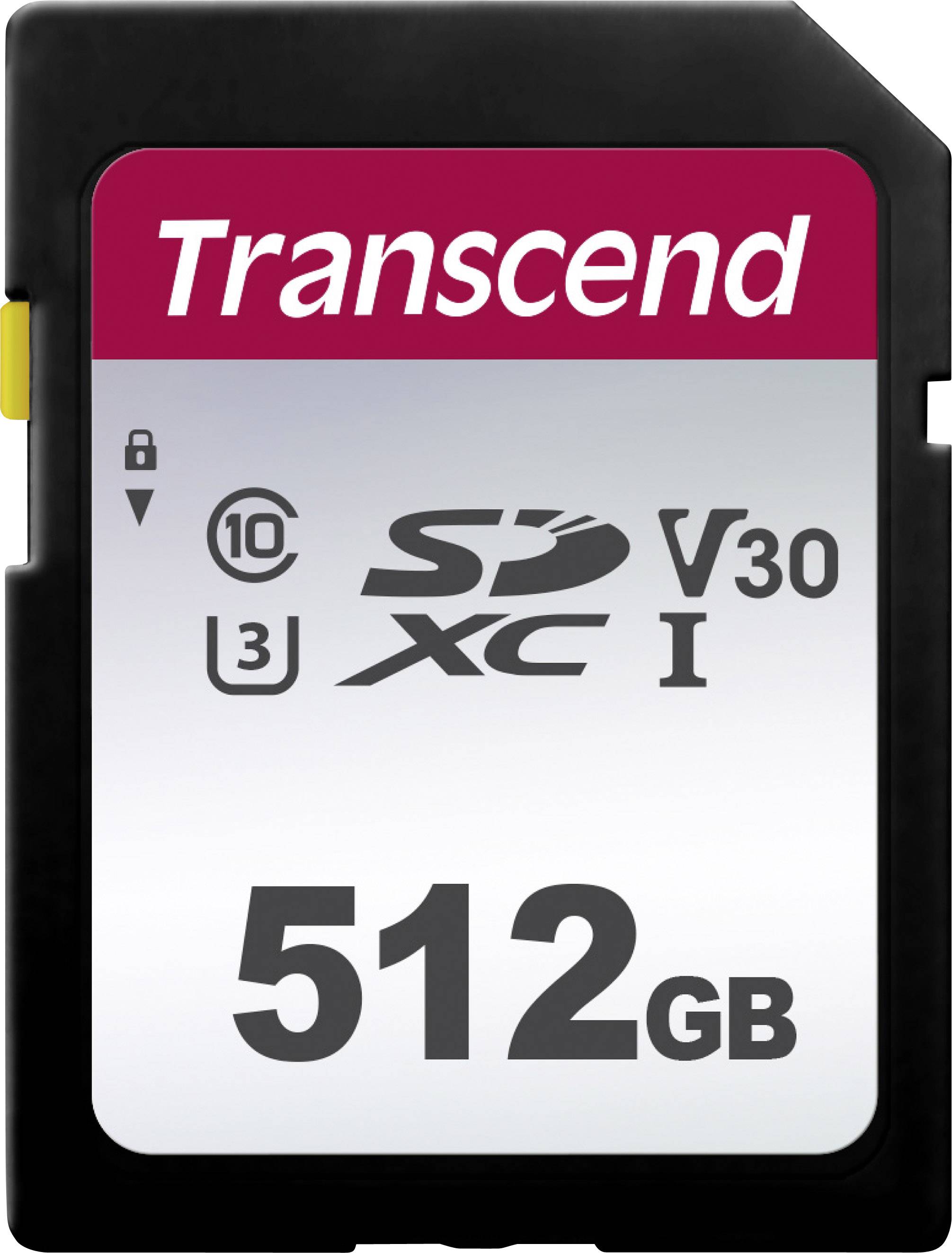 0760557841036 - TS512GSDC300S SD-Card SDXC 300S        512GB Class 10 UHS-I U3 V30 TS512GSDC300S 0760557841036