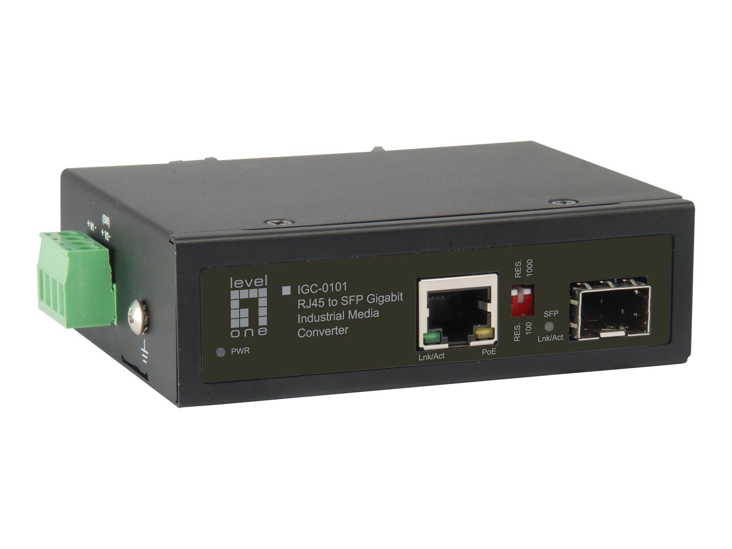 LevelOne Konverter IGC-0101 10/100/1000T>1000SX SFP - IGC-0101