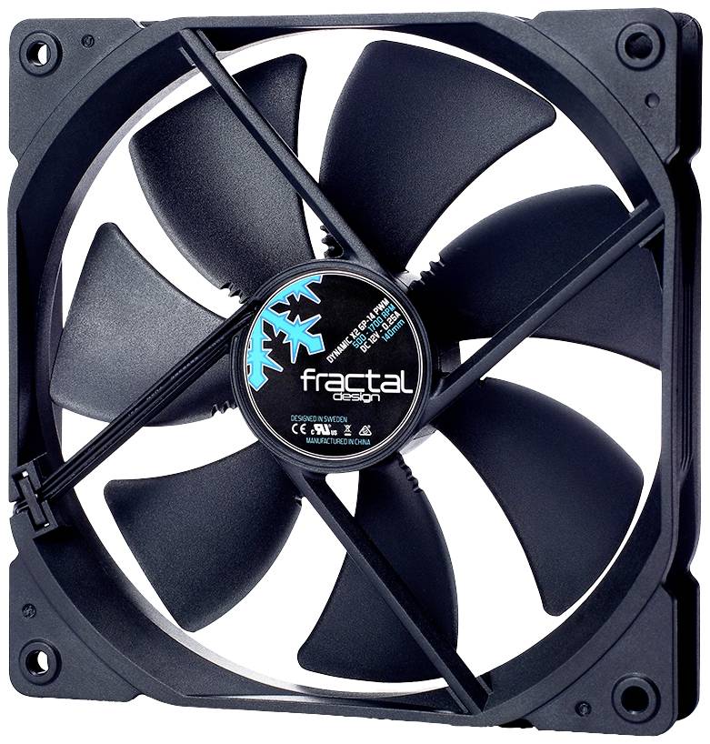 FRACTAL DESIGN Lüfter Dynamic X2 GP14-PWM BK 140mm - FD-FAN-DYN-X2-GP14-PWM-BK