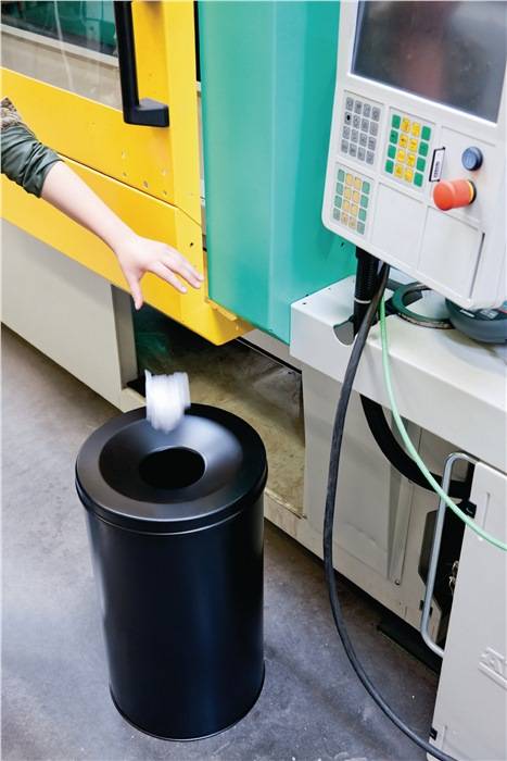 DURABLE Papierkorb Safe rund 30 Liter schwarz - 330601