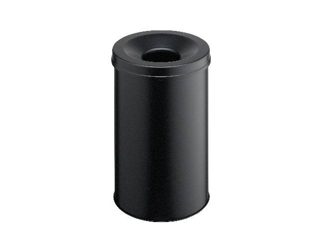 DURABLE Papierkorb Safe rund 60 Liter schwarz - 330701