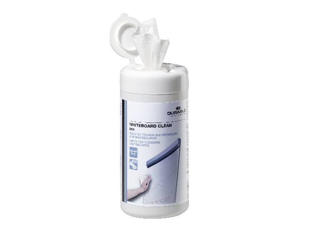DURABLE Whiteboard Clean Reinigungstücher Box a 100 St 575902 (BILD1)