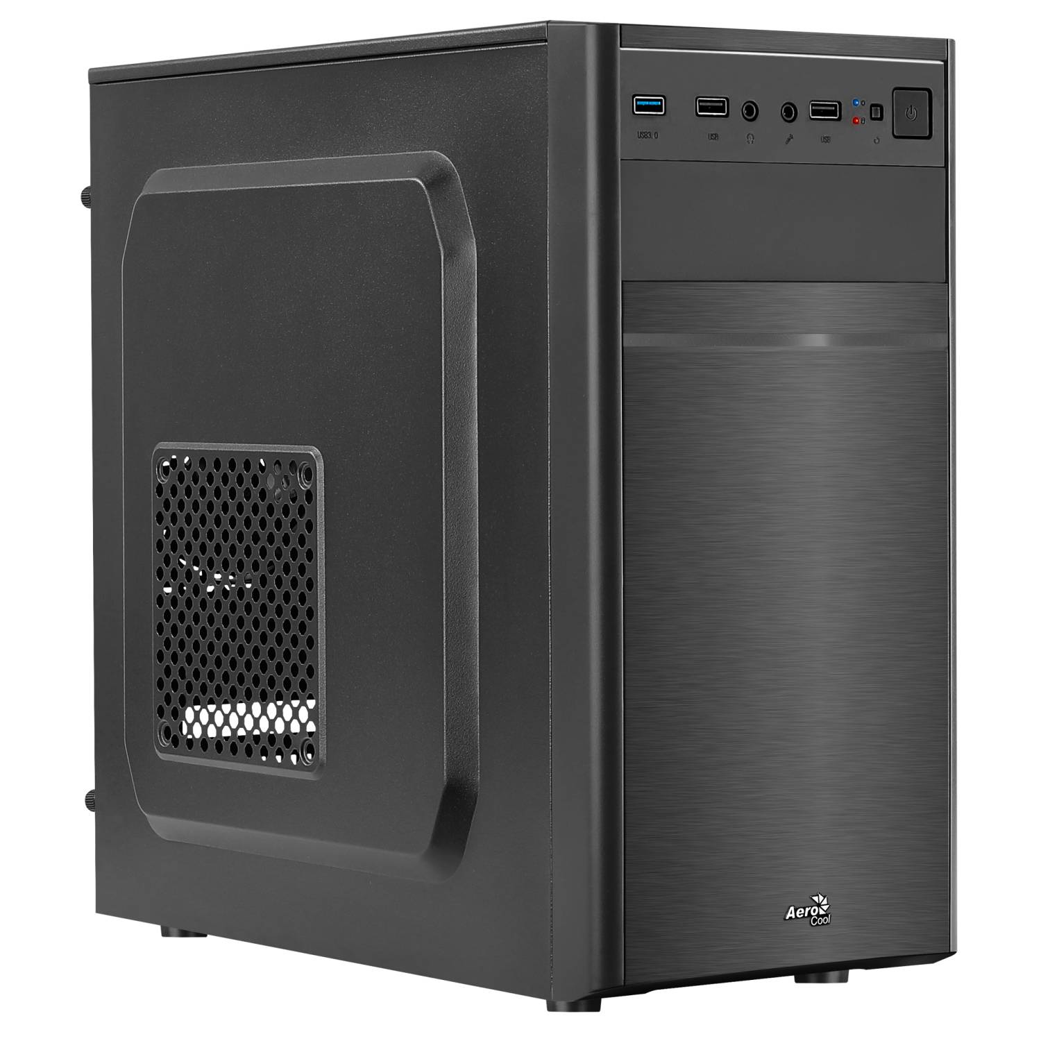 4718009158665 - PGS C Series CS-103 - Tower - micro ATX - keine Spannungsversorgung (ATX) - Schwarz - USB Audio